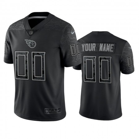 Camiseta Hombre NFL Tennessee Titans Personalizar Negro Reflective Limited